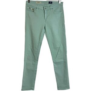 AG Adriano Goldschmied The Stevie Ankle Zip Slim Straight Leg High Rise Jeans 28